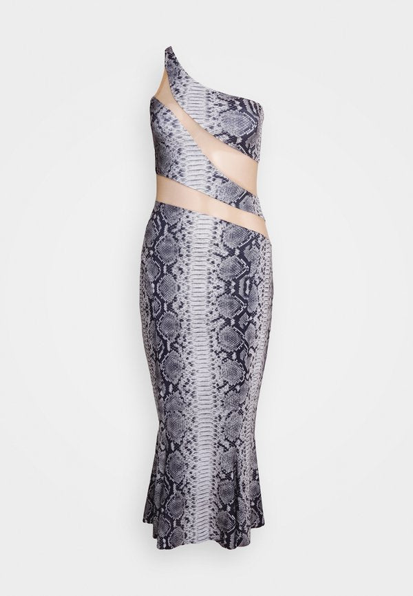 Norma Kamali SNAKE FISHTAIL DRESS TO MIDCALF
