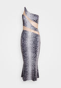 Norma Kamali SNAKE FISHTAIL DRESS TO MIDCALF