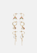 Pieces PCJENNY EARRINGS 3 PACK