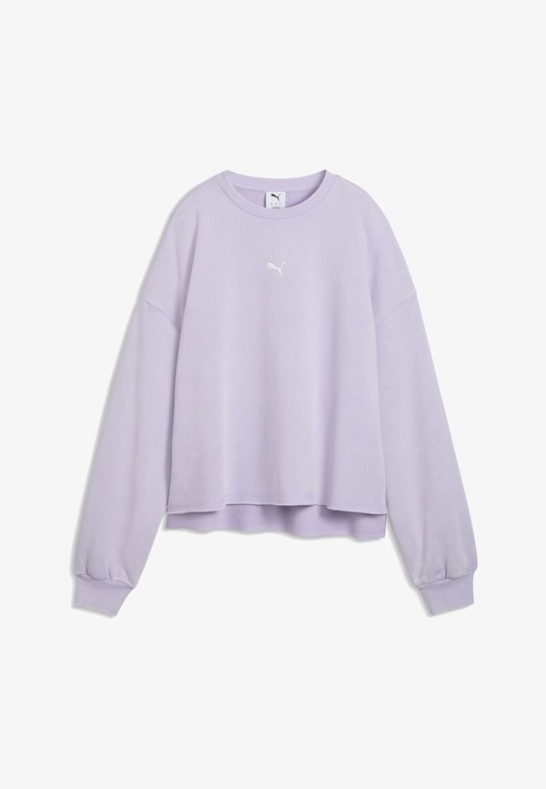 Puma RUN CULTURE COLLECTIVE OVERSIZED GRAPHIC SWEATSHIRT - Sweatshirt - light lavender