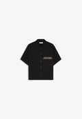 Bershka Shirt - black