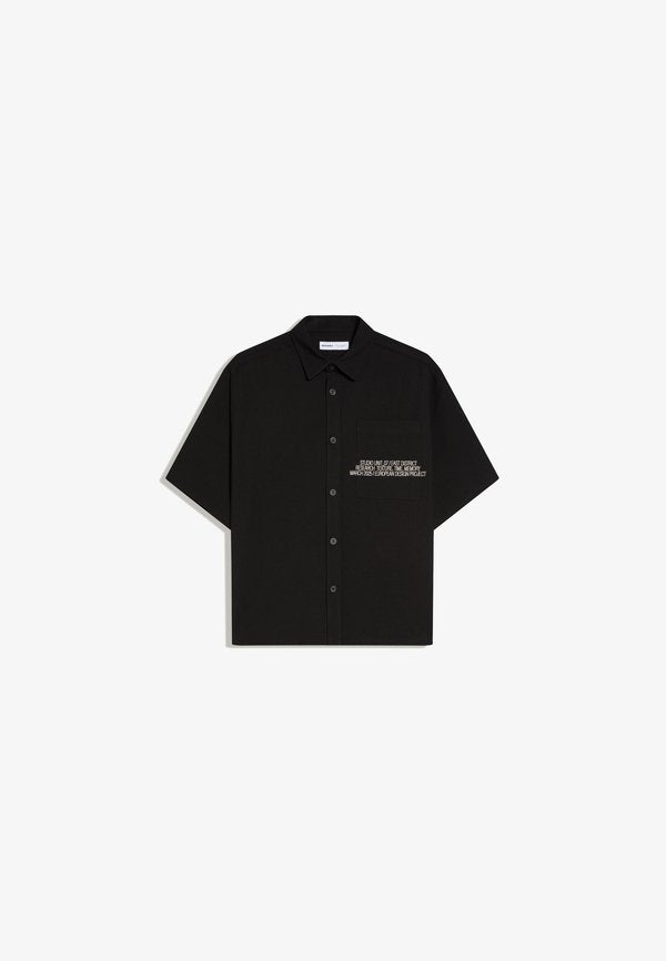 Bershka Shirt - black