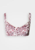 Abercrombie & Fitch CURVE LOVE WIDE STRAP UNDERWIRE FLORAL TICKING