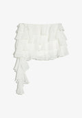 Bershka MNI SKIRT - A-line skirt - white