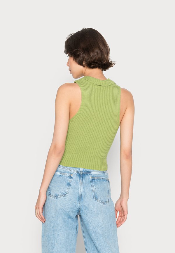 BDG Urban Outfitters LATTICE COLLAR TANK