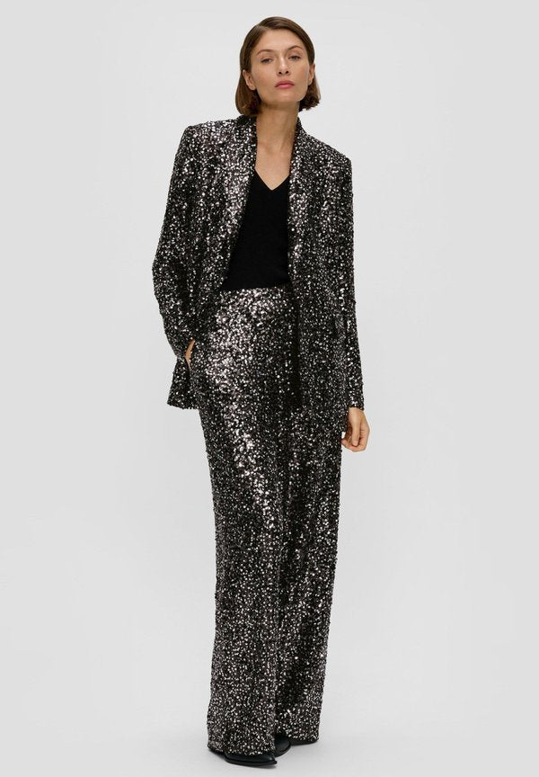 s.Oliver BLACK LABEL REGULAR MIT PAILLETTEN-BESATZ