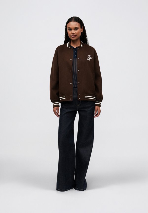 Tommy Hilfiger DOUBLE-FACED WOOL BLEND BOMBER JACKET