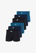 adidas Sportswear ACTIVE MICRO TECH 6-PACK - Trunks - schwarz/blau grau/petrol