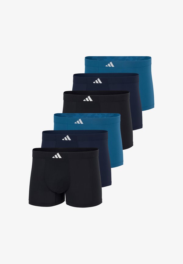 adidas Sportswear ACTIVE MICRO TECH 6-PACK - Trunks - schwarz/blau grau/petrol