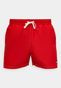 Tommy Hilfiger HERITAGE LOGO MID LENGTH  - Swimming shorts - deep crimson