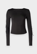 Pieces PCSELINA O-NECK BOW