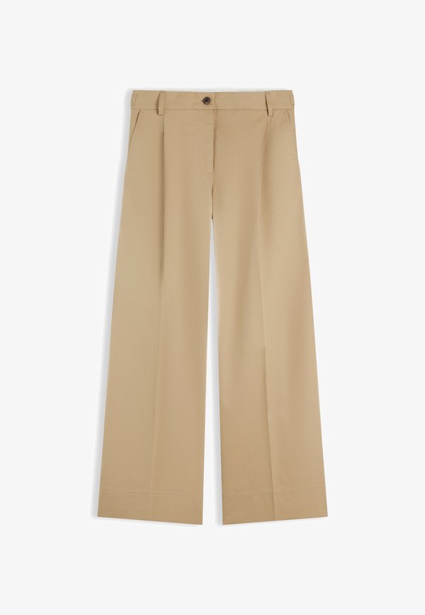 Tommy Hilfiger WIDE LEG - Trousers - camel