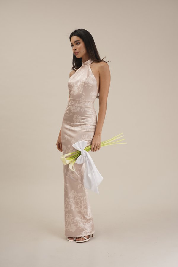 WAL G. ABIGAIL HALTERNECK MAXI