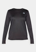 New Balance SPORT ESSENTIAL LONG SLEEVE - Long sleeved top - black