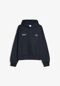 Bershka WITH EMBROIDERY  - Hoodie - dark blue