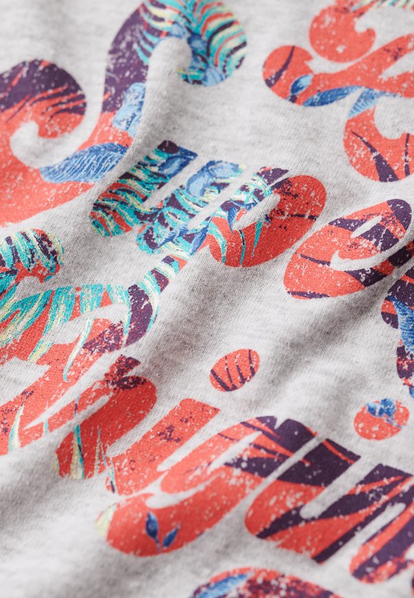 Superdry & Co FLORAL SCRIPTED SLEEVE