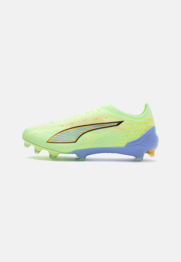Puma ULTRA 6 ULTIMATE LIGHT UP FG - Firm-ground football boots - fizzy light/icy blue/intense lavender/sun stream