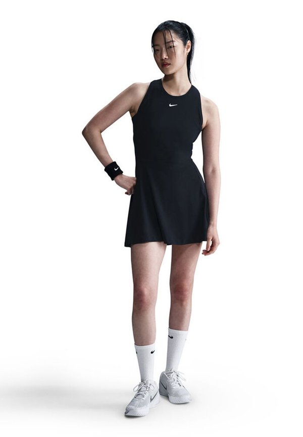 Nike Performance NIKE VICTORY - Sports dress - black white
