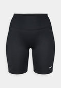 Nike Performance W NK DF ONE HR 8" SHRT USEAM - Leggings - black/white