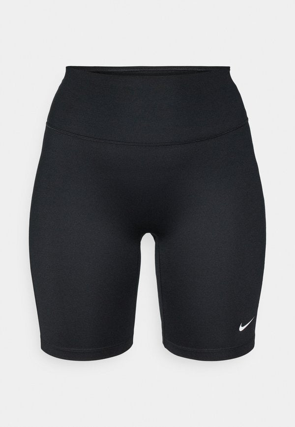 Nike Performance W NK DF ONE HR 8" SHRT USEAM - Leggings - black/white