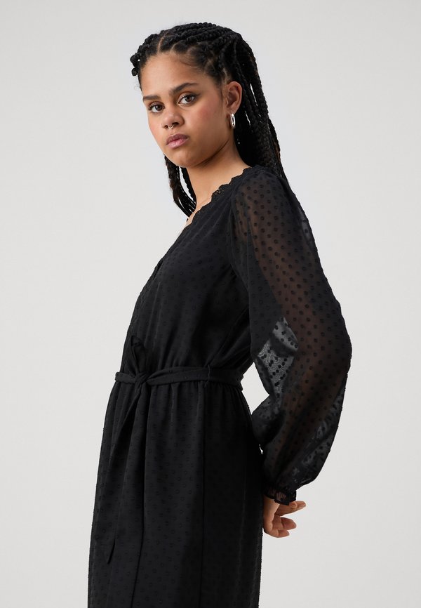 VILA VIDOBBA V NECK DETAIL SHORT DRESS