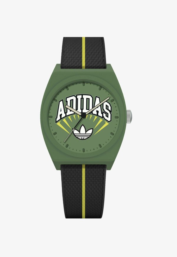 adidas Originals PROJECT TWO - Watch - black and green