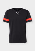Puma INDIVIDUALRISE - Sports T-shirt - black/white/ultra red