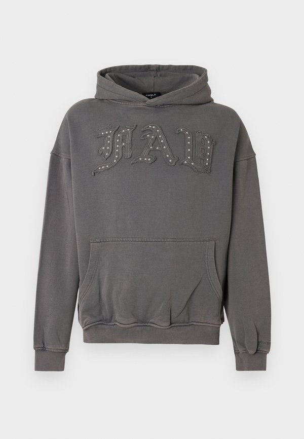 FAVELA PATCH RIVET HOODIE