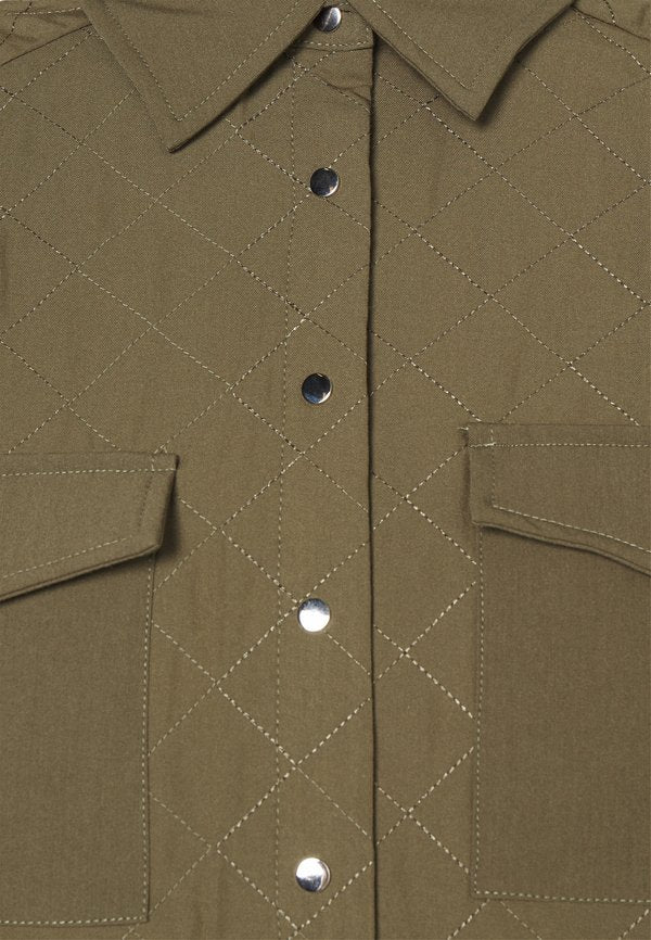 NA-KD QUILTED OVERSIZED OVERSHIRT
