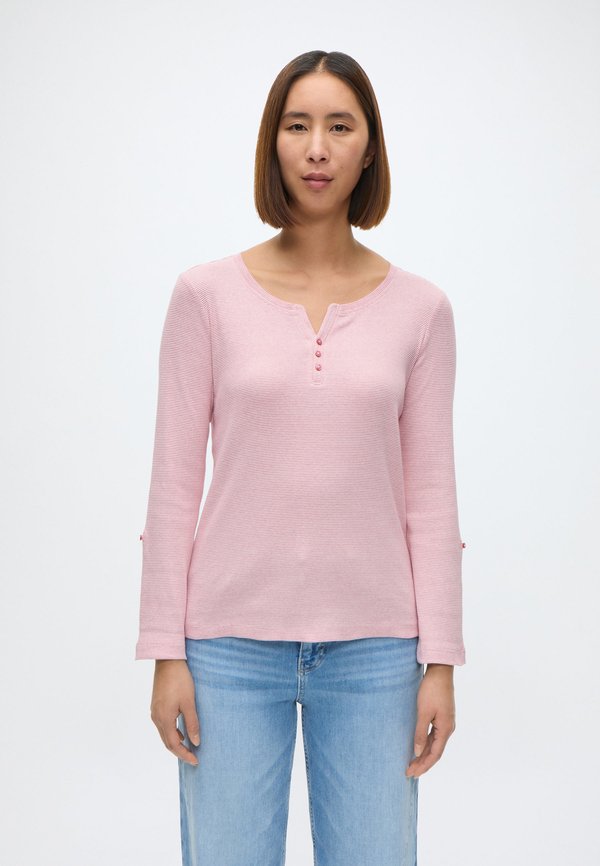 TOM TAILOR T-SHIRT STRIPE HENLEY