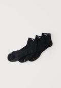 Puma CUSHIONED QUARTER UNISEX 3 PACK - Socks - black