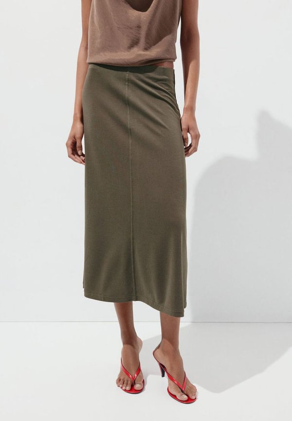 Mango ADULT - A-line skirt - khaki