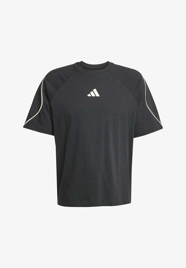 adidas Performance T-SHIRT M STADIUM TEE - Basic T-shirt - black owhite