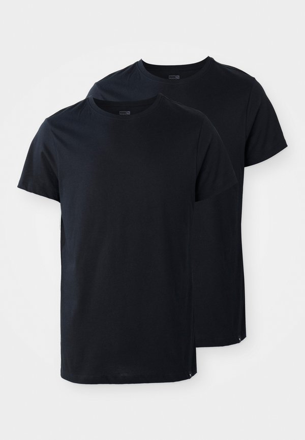 Puma EVERYDAY CREW NECK TEE 2 PACK - Undershirt - black