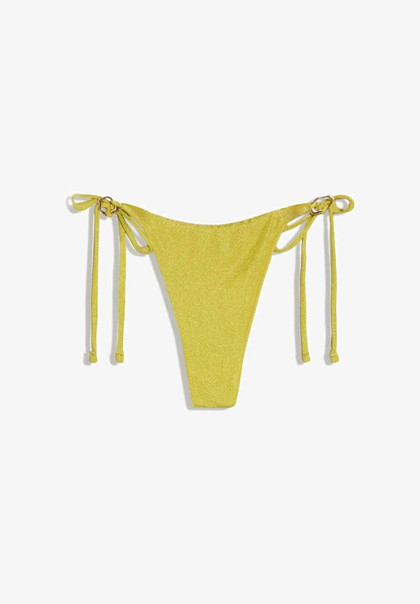 Bershka BIKINI BOTTOMS - Bikini bottoms - light green