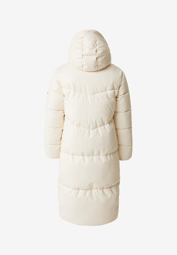 Mexx Hooded midi PU coat