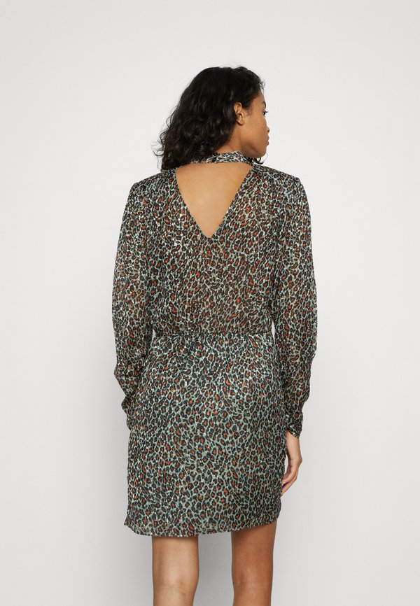 Scotch & Soda MOCK NECK MINI DRESS WITH OPEN BACK DETAIL