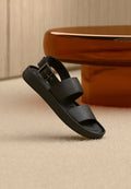 Calvin Klein ERGON - Sandals - triple black
