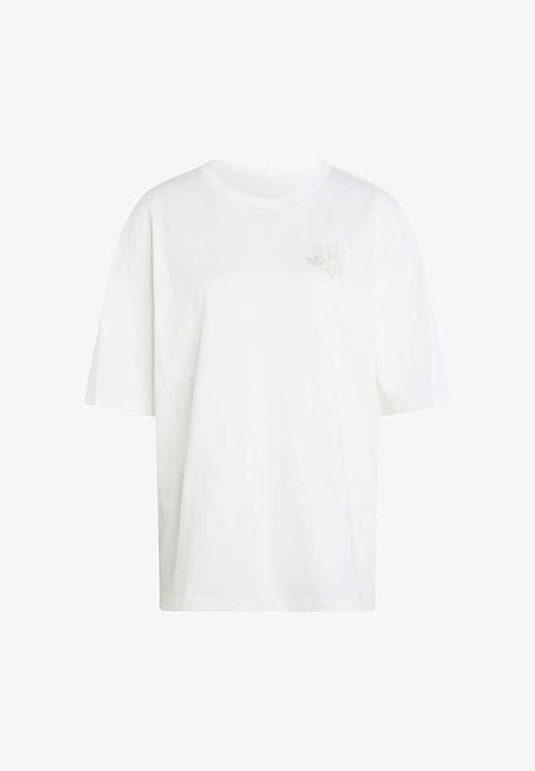 adidas Originals FLORAL GFX - Basic T-shirt - white