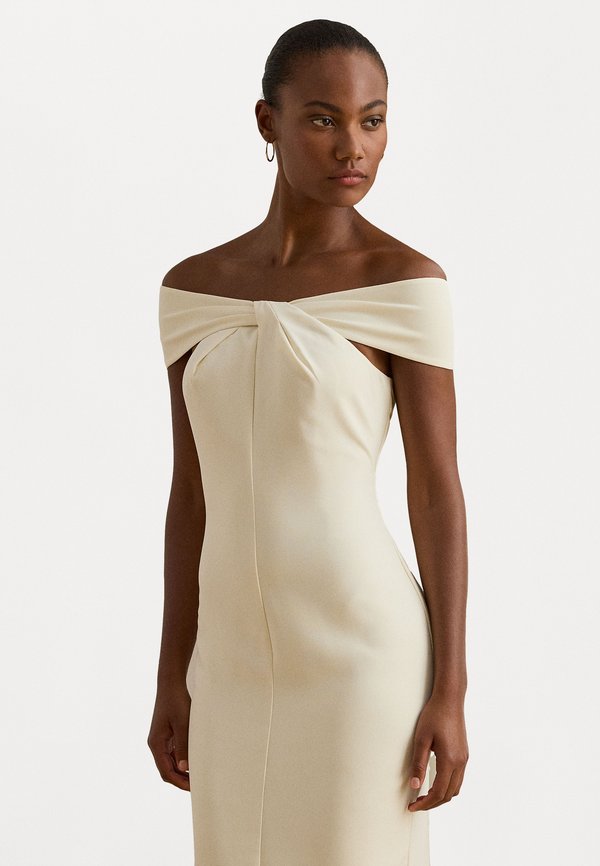 Lauren Ralph Lauren TWIST-FRONT CREPE COCKTAIL DRESS