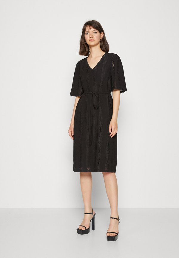 VILA VIAGATHA V-NECK 2/4 KNEE DRESS