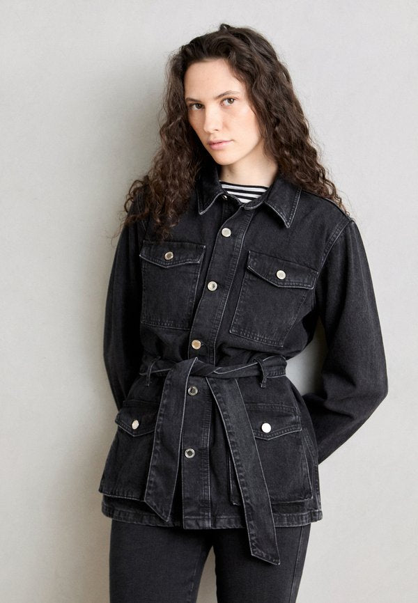 Scotch & Soda WORKED OUT CARGO JACKET WITH BELT