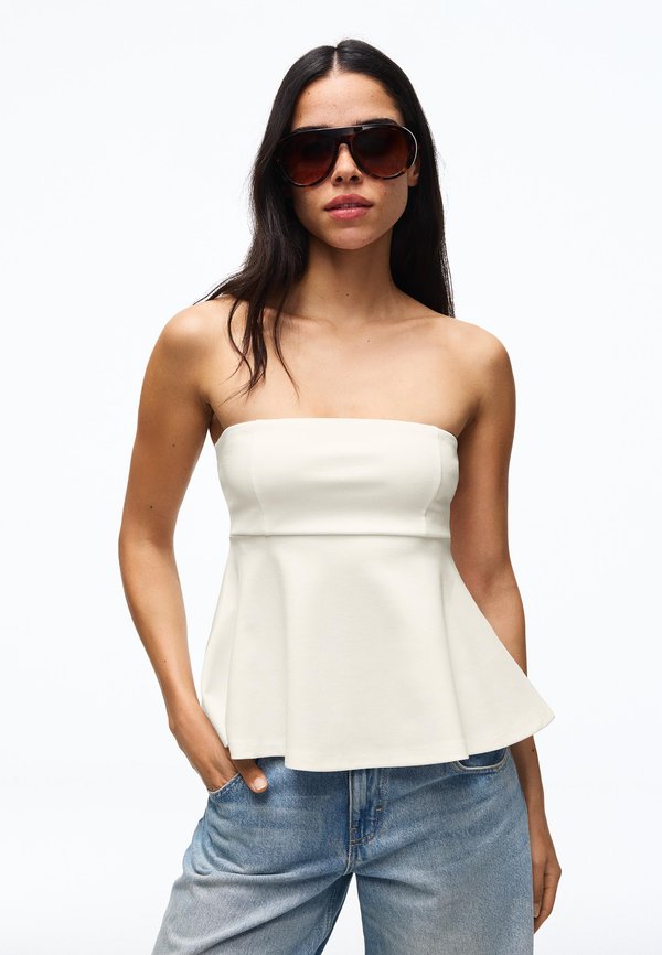 Bershka TOP 02258360 - Top - white