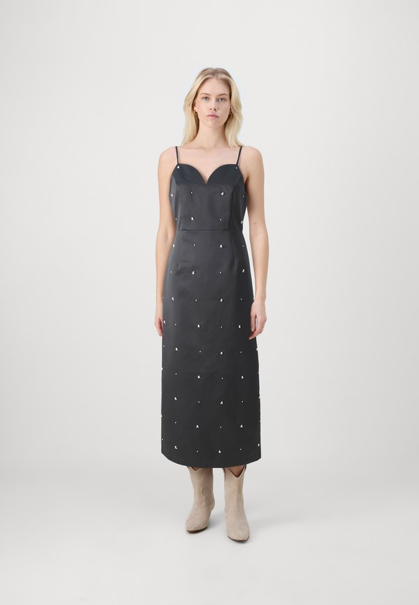Selected SLFHARPER MIDI STRAP DRESS