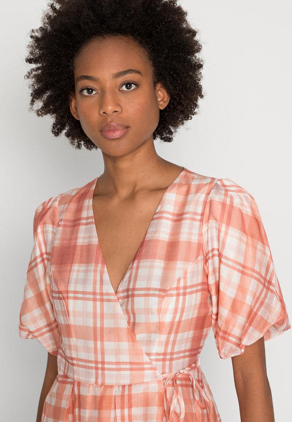 Forever New KRISSY WRAP PUFF SLEEVE DRESS