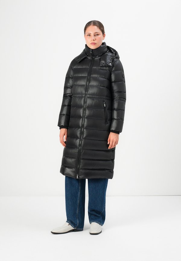 Tommy Hilfiger GLOSS HW DOWN WAIST REG MAXI - Winter jacket - black