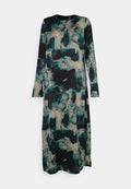 Pieces PCKATRINE O NECK MIDI DRESS