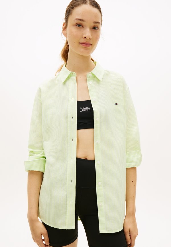 Tommy Jeans RELAXED FIT LINEN BLEND SHIRT