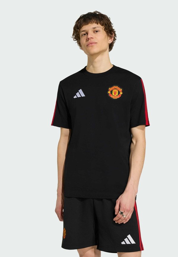 adidas Performance ADIDAS PERFORMANCE MANCHESTER UNITED DNA T-SHIRT - Print T-shirt - black