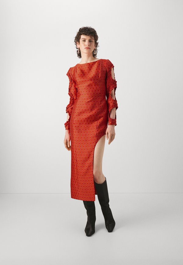 Psychedelic Overdose RUFFLE DRESS